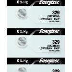Photo of Energizer 329 Silver Oxide Button Cell, 5pc