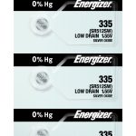 Photo of Energizer 335 Silver Oxide Button Cell, 5pc
