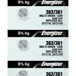Photo of Energizer 362-361 Silver Oxide Button Cell, 5pc