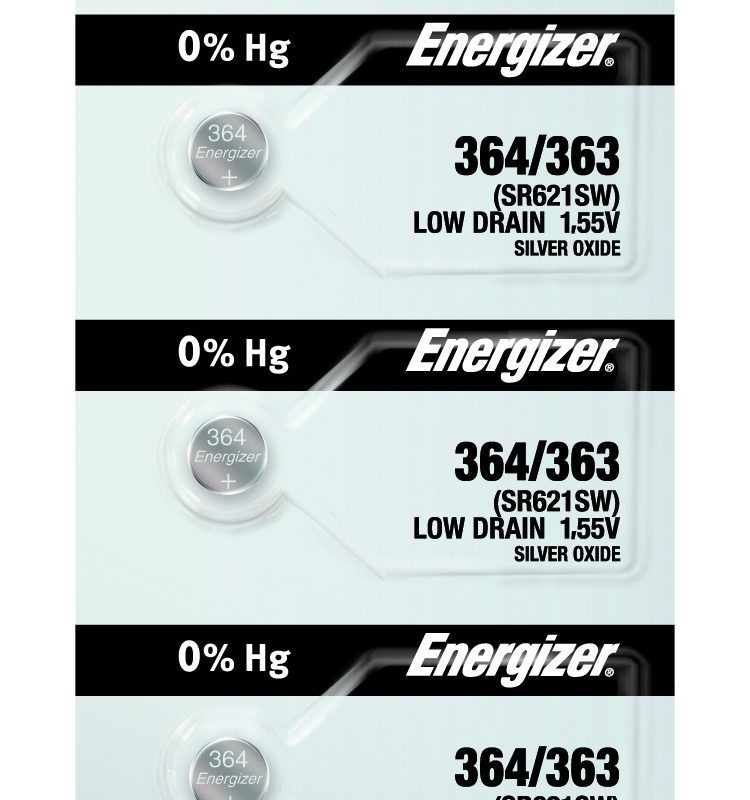 Photo of Energizer 364-363 Silver Oxide Button Cell, 5pc