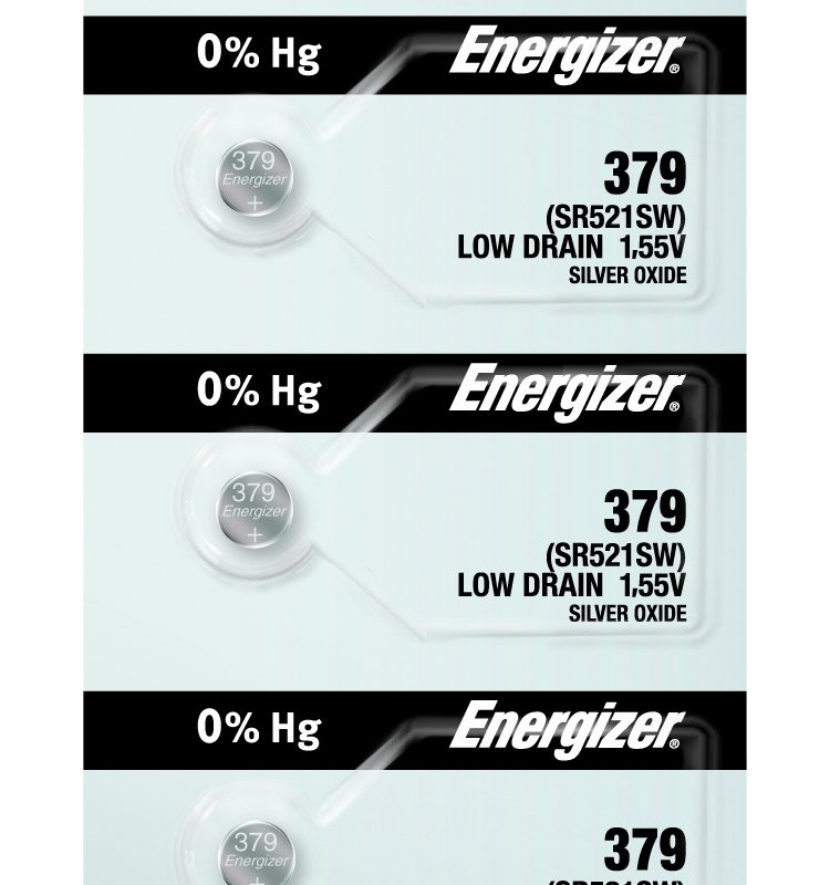 Photo of Energizer 379 Silver Oxide Button Cell, 5pc