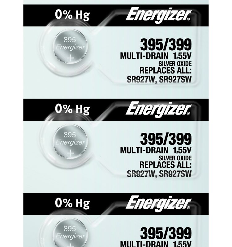 Photo of Energizer 395-399 Silver Oxide Button Cell, 5pc
