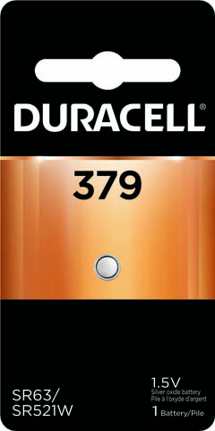Photo of Duracell 379 Silver Oxide Button Cell, 1pk