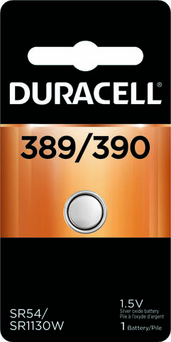 Photo of Duracell 389/390 Silver Oxide Button Cell, 1pk