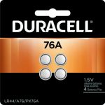 Photo of Duracell A76 Alkaline Button Cell, 4pk