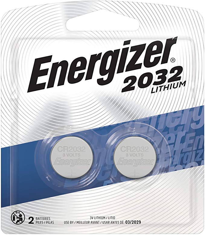 Photo of Energizer CR2032 Lithium Coin Cell, 2pk