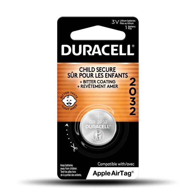 Photo of Duracell CR2032 Lithium Coin Cell, 1pk