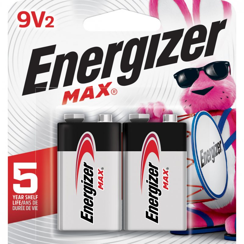 Photo of Energizer Max 9V Alkaline Battery, 2pk