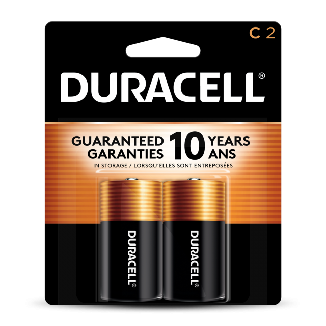 Photo of Duracell Coppertop C Alkaline Battery, 2pk