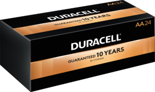 Photo of Duracell Coppertop AA Alkaline Battery, bulk