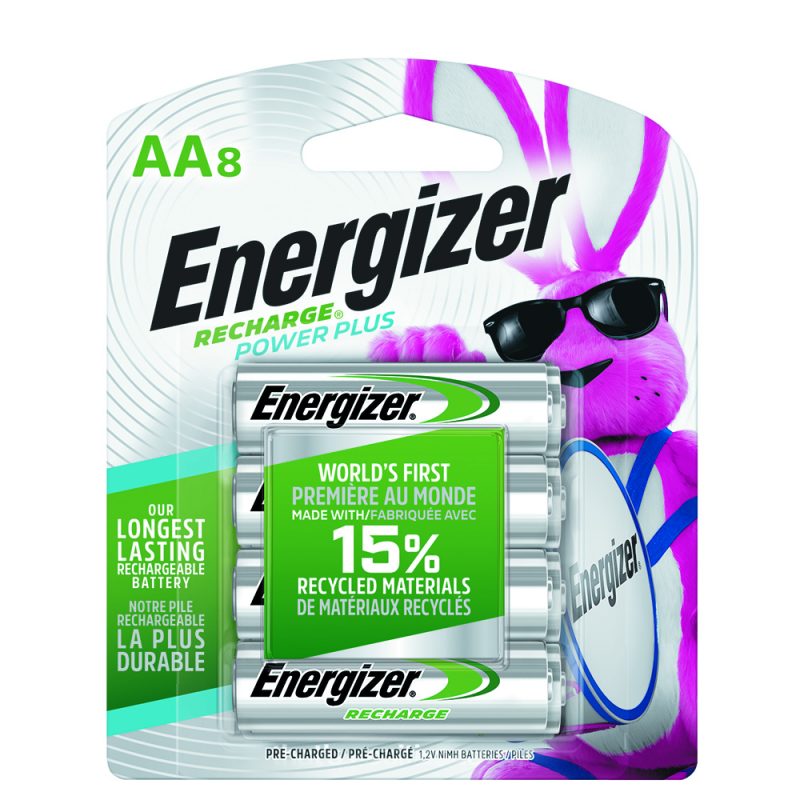 Photo of Energizer Recharge AA NiMh Rechargeable Battery, 8pk