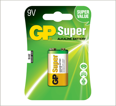 Photo of GP Super 9V Alkaline Battery, 1pk