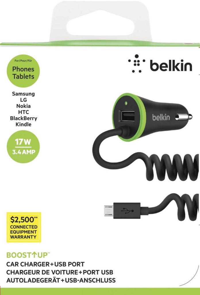 Photo of Belkin BOOSTUP Micro USB Car Charger + USB Port, black