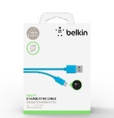 Photo of Belkin MIXIT 4′ Micro USB Cable, blue