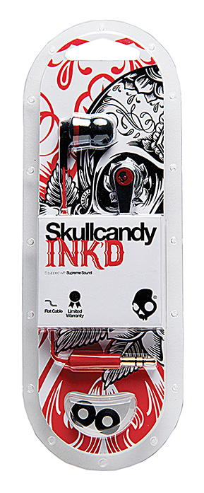 Photo of Skullcandy Ink’d 2.0 Earbud w/Mic Black/Red