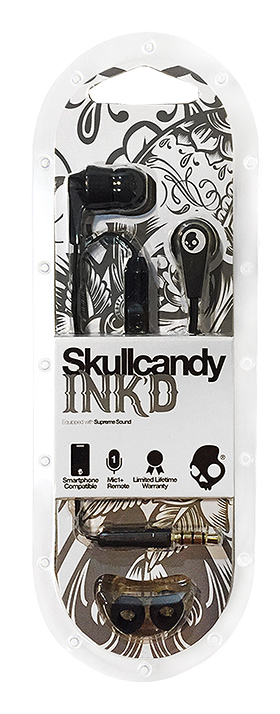 Photo of Skullcandy Ink’d 2.0 Earbud w/Mic Black
