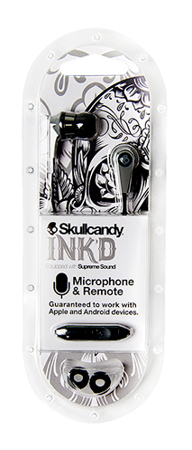 Photo of Skullcandy Ink’d 2.0 Earbud w/Mic Street Gray/Chrome