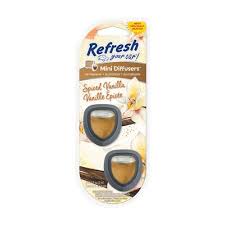Photo of Refresh Your Car® Mini Diffusers-Spiced Vanilla–2pk