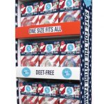 Photo of Bite me Not®48pc Red White Blue wristbands (Power Wing Display)