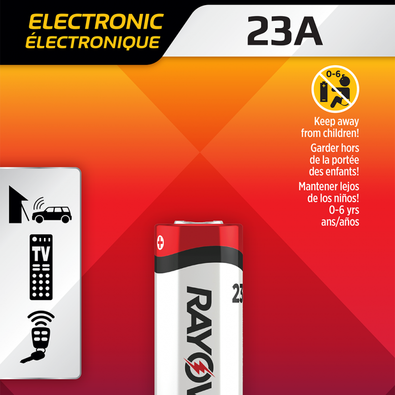 Photo of RAYOVAC® Alkaline Keyless Battery 23A 1 Pack
