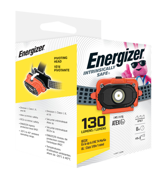 Photo of Energizer Intrinsically Safe 130LM Headlamp